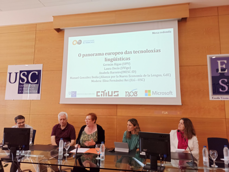 Round table “Language Technologies on the European scene” 